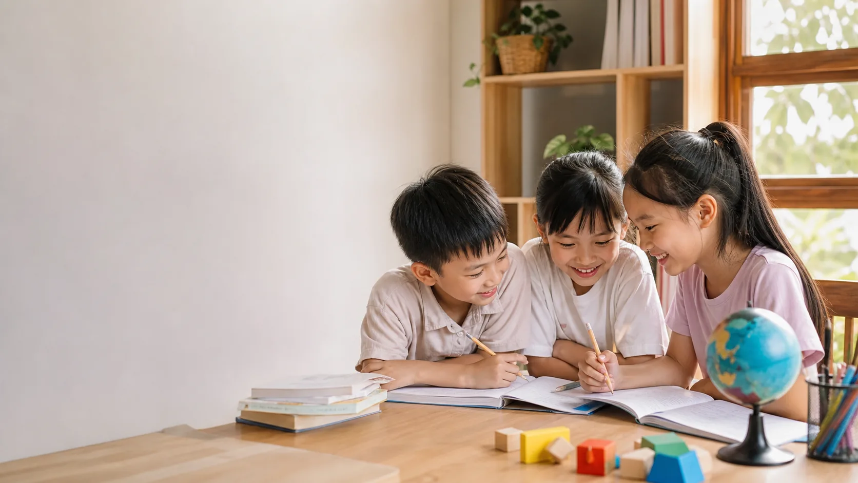 Các bạn nhỏ Việt Nam vui học cùng sách, con số và khoa học